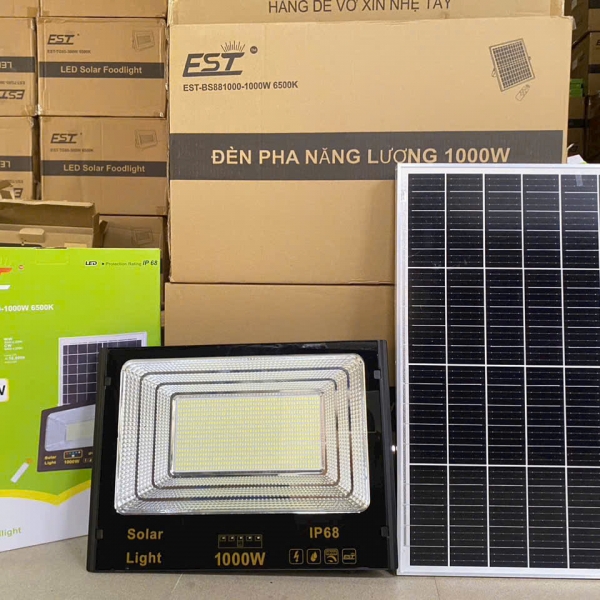 Đèn Pha Năng Lượng Mặt Trời DSY 1000W IP67 Nhôm Đúc DSY 