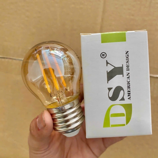 Bóng đèn led Edison G45 4W E27 sáng vàng