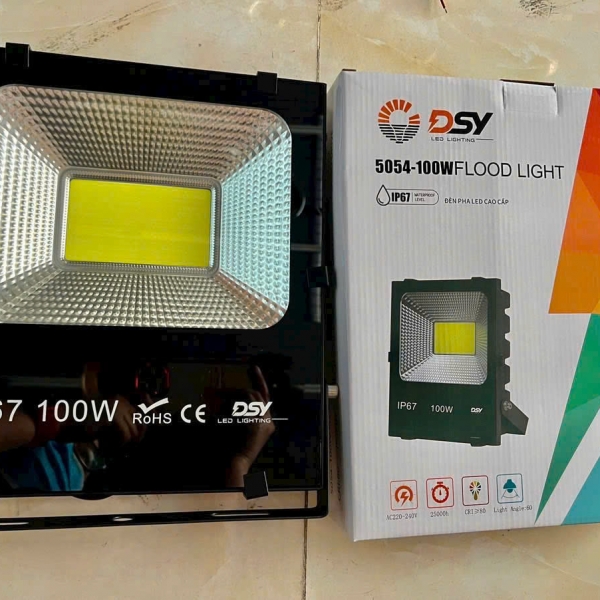 ĐÈN PHA LED DSY  100W COB 5054