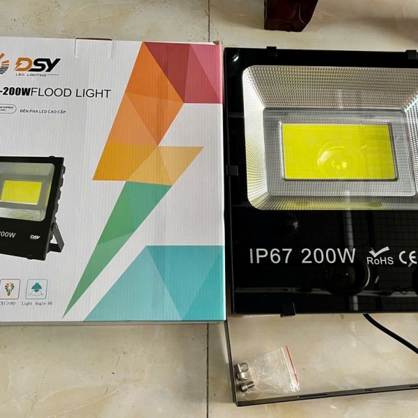 Đèn pha led COB 5054 DSY  100W TGD Cao cấp kích thước lớn